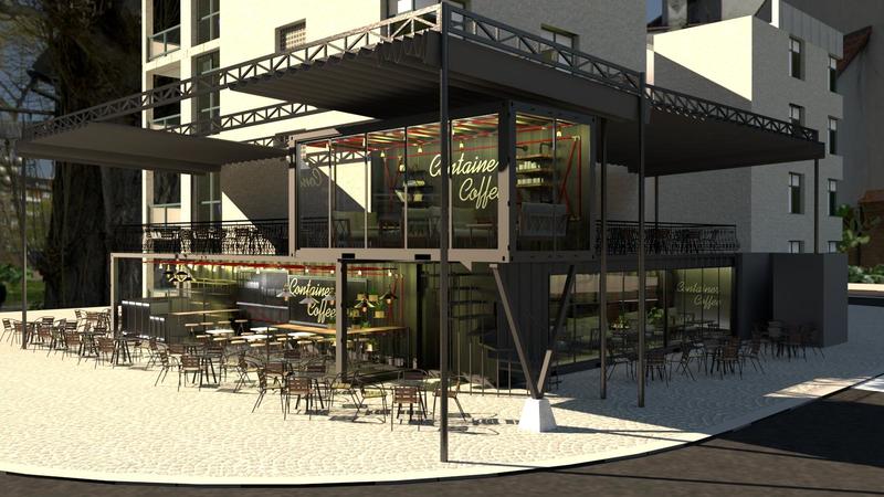 Thiết kế quán cafe container mang lại nhiều lợi ích cho chủ đầu tư