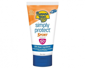 Kem chống nắng hóa học Banana Boat Simply Protect Sport Performance Faces Lotion Sunscreen